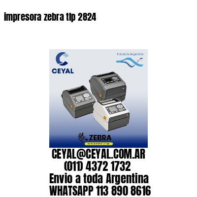 impresora zebra tlp 2824