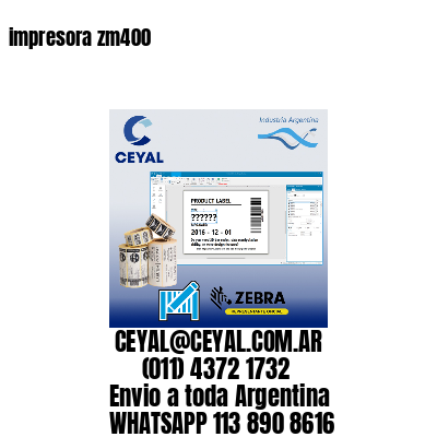 impresora zm400