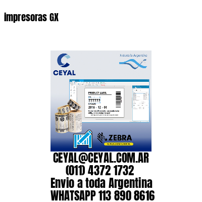 impresoras GX