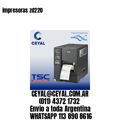 impresoras zd220