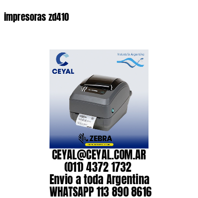 impresoras zd410