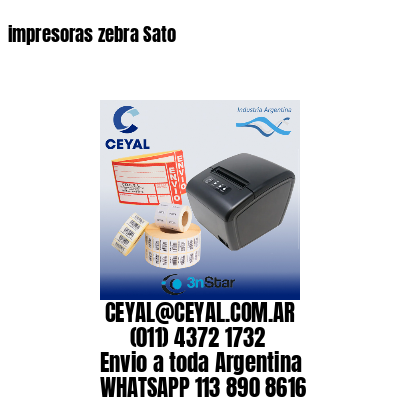 impresoras zebra Sato