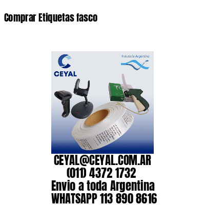 Comprar Etiquetas fasco