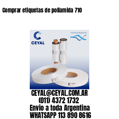 Comprar etiquetas de poliamida 710