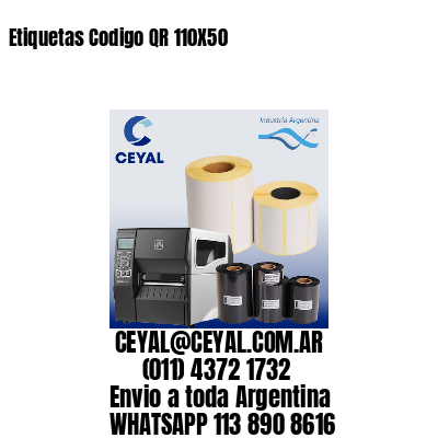 Etiquetas Codigo QR 110X50