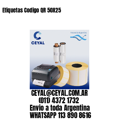 Etiquetas Codigo QR 50X25