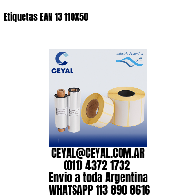 Etiquetas EAN 13 110X50