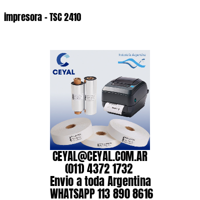 impresora – TSC 2410
