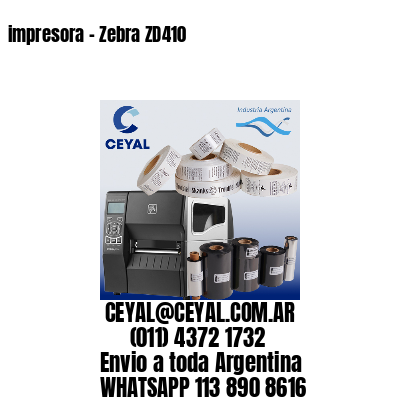 impresora – Zebra ZD410