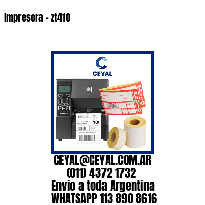 impresora – zt410
