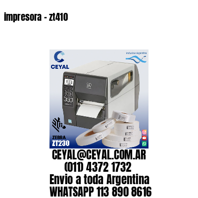 impresora – zt410
