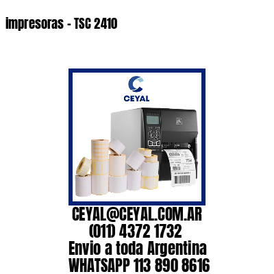 impresoras – TSC 2410
