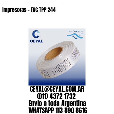impresoras – TSC TPP 244