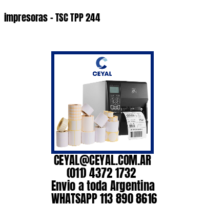 impresoras – TSC TPP 244