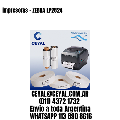 impresoras – ZEBRA LP2824
