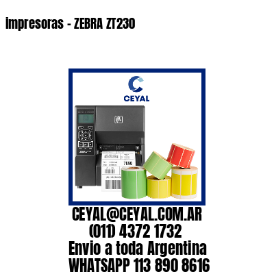 impresoras – ZEBRA ZT230