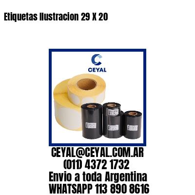 Etiquetas Ilustracion 29 X 20