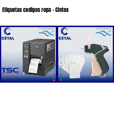 Etiquetas codigos ropa - Cintos 