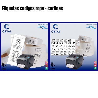 Etiquetas codigos ropa – cortinas