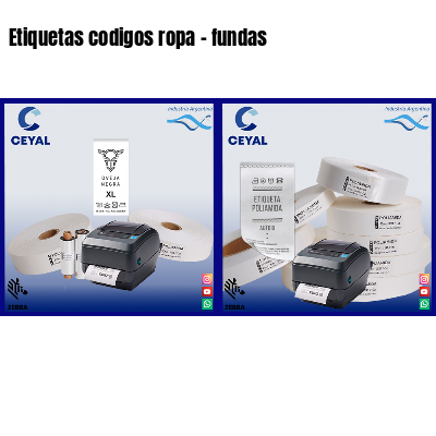 Etiquetas codigos ropa – fundas