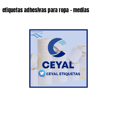 etiquetas adhesivas para ropa - medias