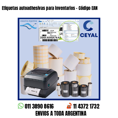 Etiquetas autoadhesivas para inventarios – Código EAN