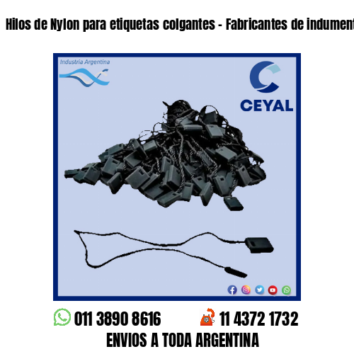 Hilos de Nylon para etiquetas colgantes – Fabricantes de indumentaria