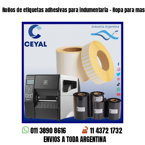 Rollos de etiquetas adhesivas para indumentaria – Ropa para mascotas