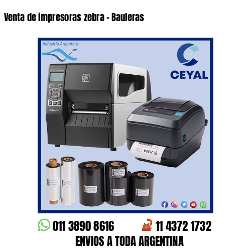 Venta de impresoras zebra – Bauleras