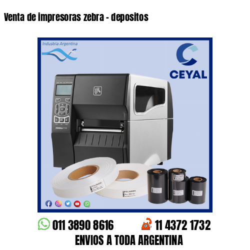 Venta de impresoras zebra – depositos