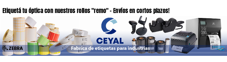 Etiquetá tu óptica con nuestros rollos 