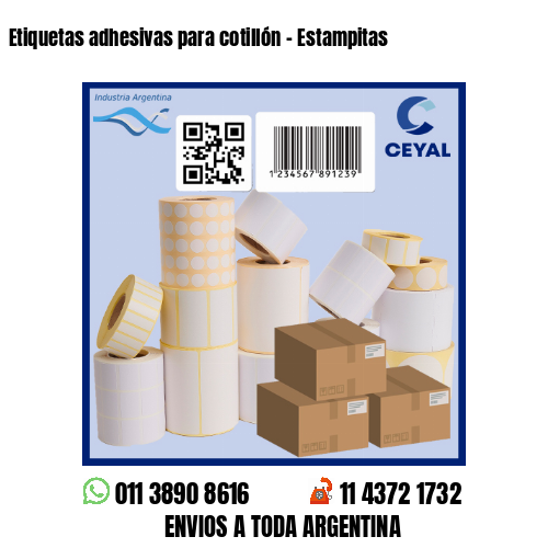 Etiquetas adhesivas para cotillón – Estampitas