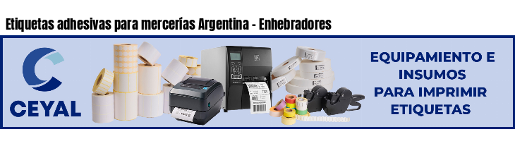 Etiquetas adhesivas para mercerías Argentina - Enhebradores