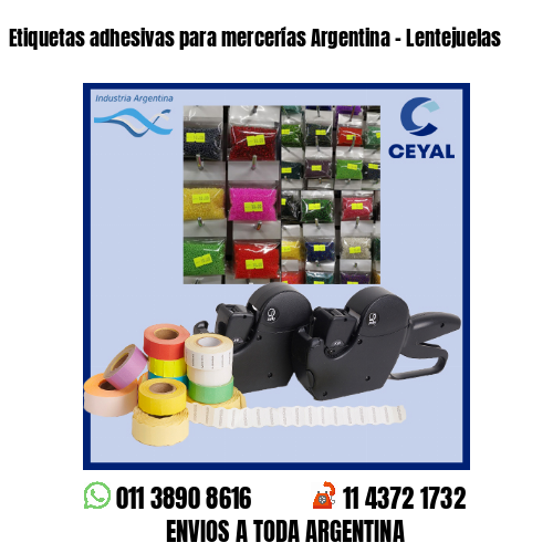 Etiquetas adhesivas para mercerías Argentina – Lentejuelas