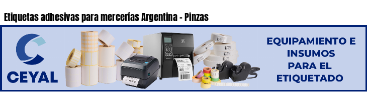 Etiquetas adhesivas para mercerías Argentina - Pinzas