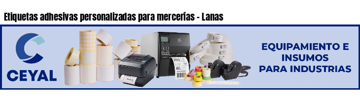 Etiquetas adhesivas personalizadas para mercerías - Lanas