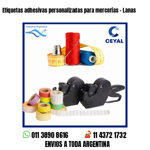 Etiquetas adhesivas personalizadas para mercerías – Lanas