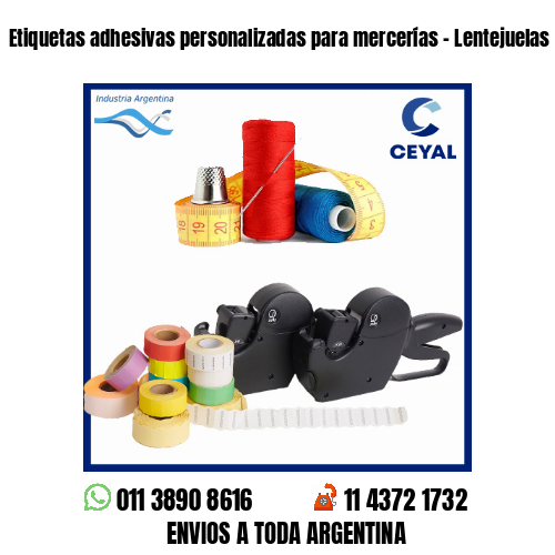 Etiquetas adhesivas personalizadas para mercerías – Lentejuelas