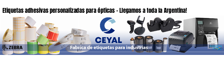 Etiquetas adhesivas personalizadas para ópticas - Llegamos a toda la Argentina!