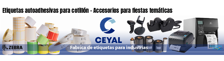 Etiquetas autoadhesivas para cotillón - Accesorios para fiestas temáticas