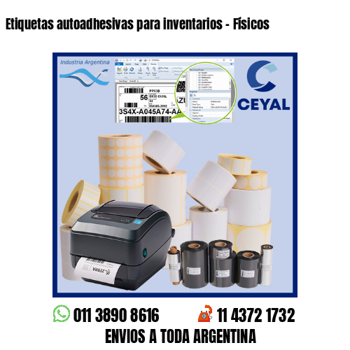 Etiquetas autoadhesivas para inventarios – Físicos