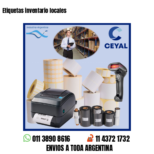 Etiquetas inventario locales