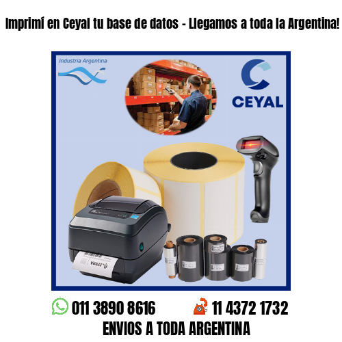Imprimí en Ceyal tu base de datos – Llegamos a toda la Argentina!