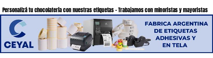 Personalizá tu chocolatería con nuestras etiquetas - Trabajamos con minoristas y mayoristas