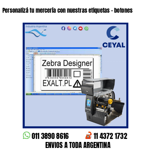 Personalizá tu mercería con nuestras etiquetas – botones