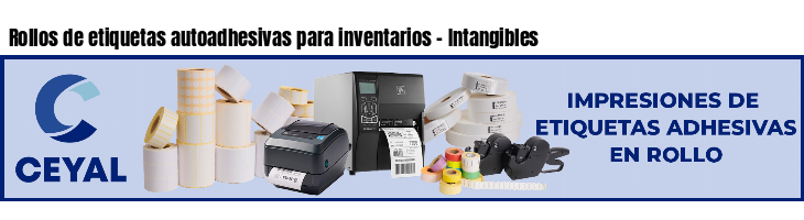 Rollos de etiquetas autoadhesivas para inventarios - Intangibles
