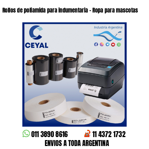 Rollos de poliamida para indumentaria – Ropa para mascotas