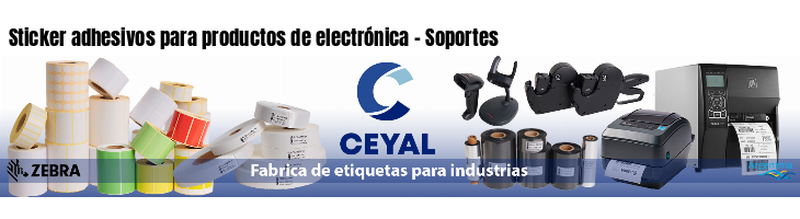 Sticker adhesivos para productos de electrónica - Soportes