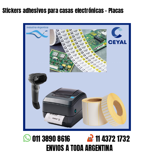 Stickers adhesivos para casas electrónicas – Placas