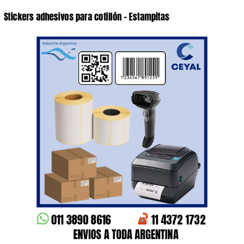 Stickers adhesivos para cotillón – Estampitas